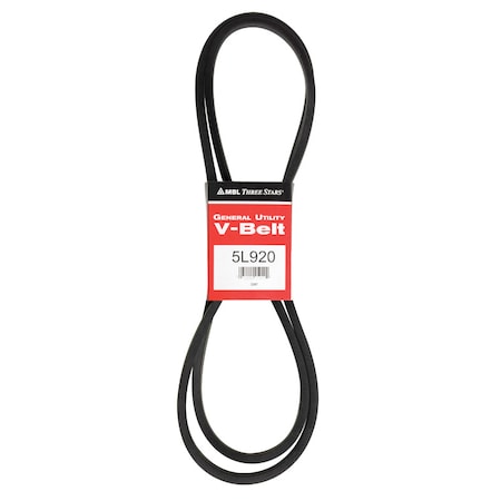 Mbl Mitsuboshi FHP General Utility V-Belt 0.63 in. W X 92 in. L For Fractional Horsepower Motors 5L920A